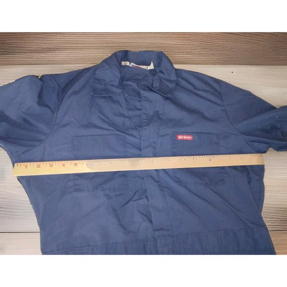 Vtg 90's DICKIES Workwear Straight Woven Overalls Mens Made in Mexico XL/42" - Picture 8 of 13